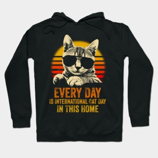 Every Day Is International Cat Day In This Home Hoodie